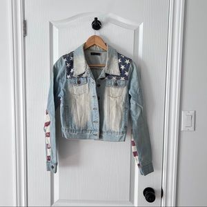 Cropped Demin Jacket